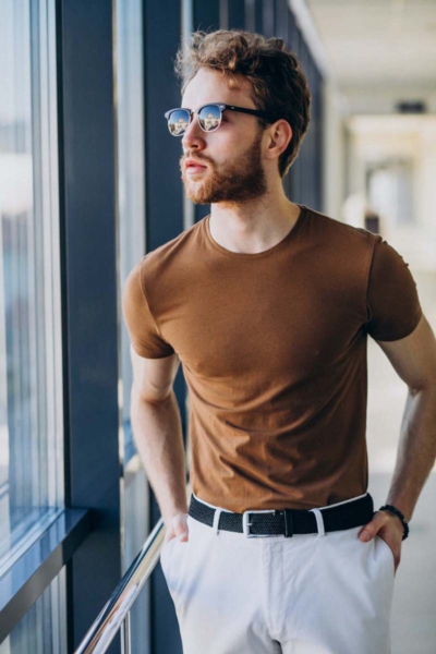 Men’s Slim-Fit Cotton Crewneck T-Shirt