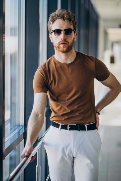 Men’s Slim-Fit Cotton Crewneck T-Shirt