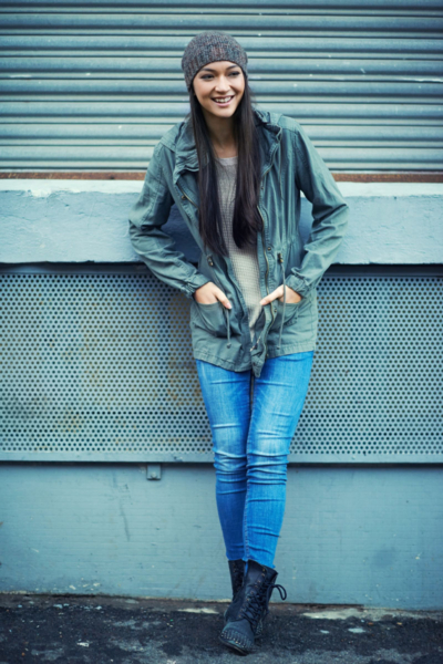 Skinny Jeans for Women, Mid-Rise, Classic Blue