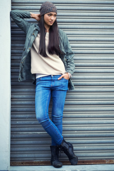 Skinny Jeans for Women, Mid-Rise, Classic Blue